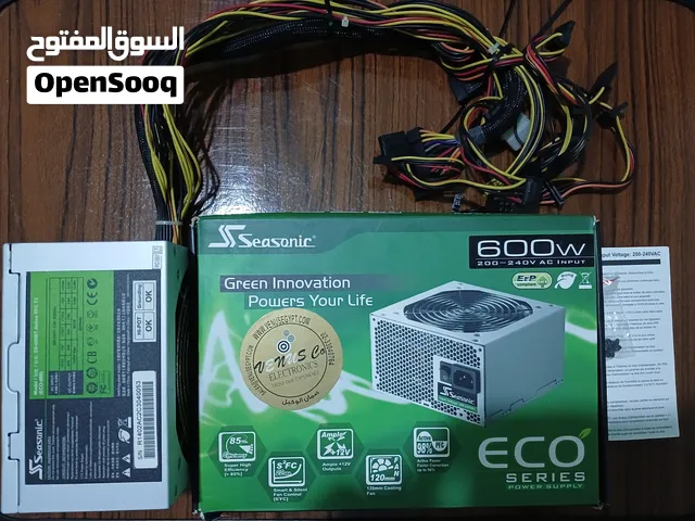 باور سبلاي 600 وات فعلي سي سونيك Seasonic ECO 600W