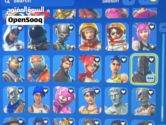 حساب فورت نايت للبيع