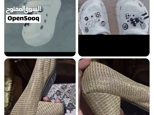 عرض الأحذية الثلاثي الفاخر كوتشات وهيلز سليبر 5000 جنيه جوده ممتازة جدا  مقاسات كوتشات 39 والباقي 38