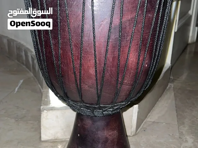 طبلة أفريقية (دجيمبي)  Traditional Wooden African Djembe Hand Drum