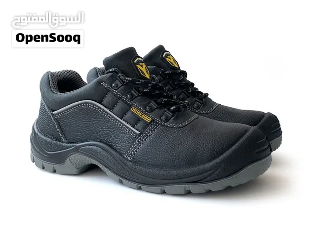 حذاء سلامة YS-10 يلو شيلد من جلد الميكروفايبر، غطاء فولاذي ولوحة مضادة للثقب Safety Shoe