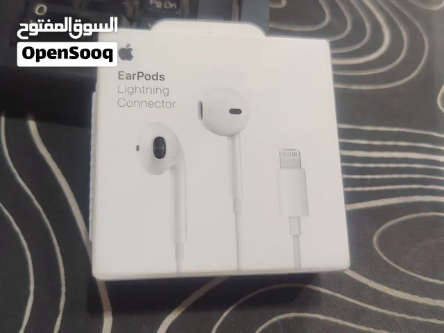 سماعات ابل لايتنينج جديدة بالكرتون لم تفتح
