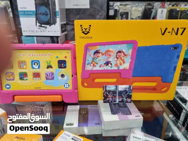 تابلت فيكوشا v-n7.  للأطفال مقاوم للكسر. مكفول سنة