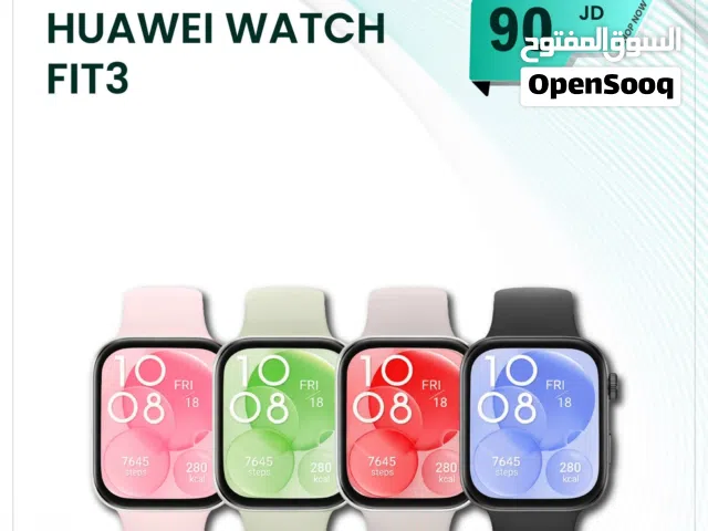 ساعة هواوي ذكية HUAWEI  WATCH FIT 3ذات تصميم أنيق ووظائف متطورة