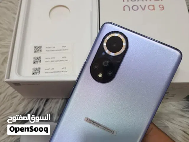 Nova 9 رام 16 جيجا 128 شاحن 66 واط مستعمل اخو الجديد أغراضة والكرتونه الأصلية