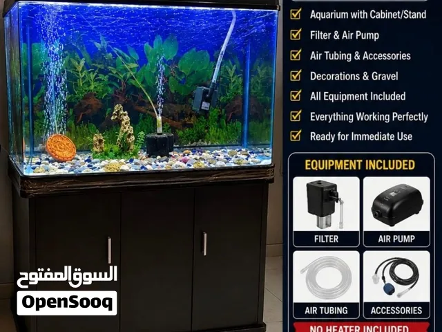 Fish aquarium for sale in excellent condition 70BHD negotiable