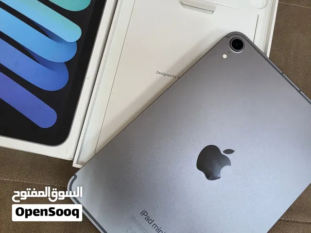 I pad mini 7 (يدعم الشريحة)شبه جديد