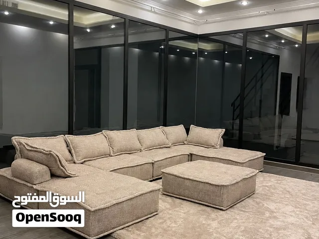 راح ينمسح الاعلان : بيعة سريعه طقم كنب رمادي من هومسنتر عدد 7 قطع