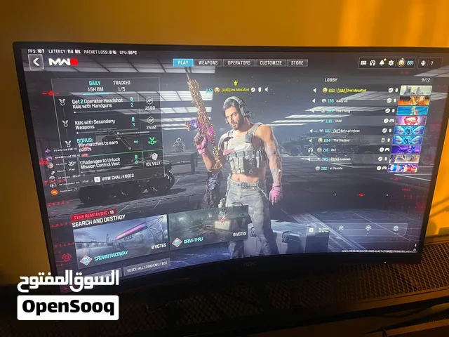 AOC 2k gaming screen curved