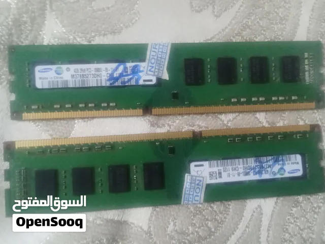 رامتين ddr3 8g من سامسونج 1600mhz