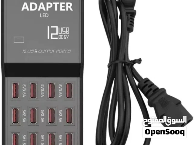 شاحن فائق السرعة – 12 منفذ USB  تقنية المطابقة التلقائية للتيار