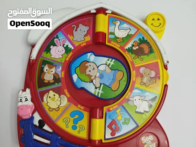 لعبة أطفال تعليمية ناطقة See n Say لتعليم أسماء الحيوانات والأصوات - توصيل مجاني