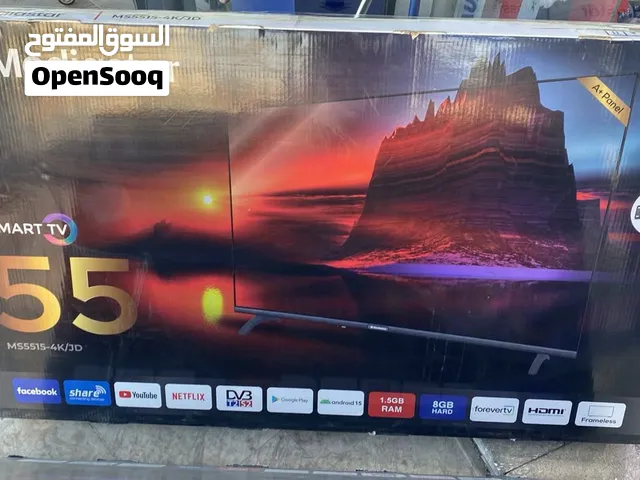 شاشة ميديا ستار 55 إنش 4K Smart TV – شاشات سمارت بسعر 225 دينار