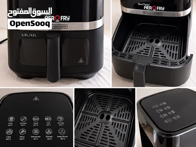 Air Fryer Black & Decker 5.8L - جودة الخليج (الكويت)