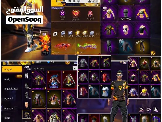 Free Fire Accounts and Characters for Sale in Wasit