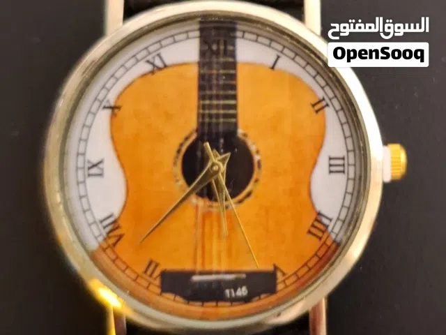 ساعة كلاسيك جيتار Leather Strap Guitar Watch