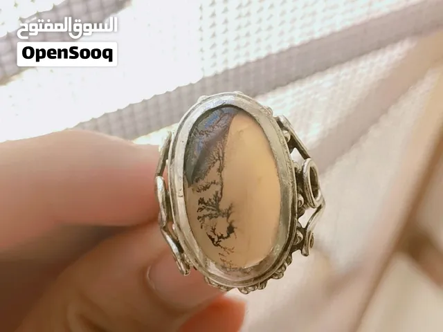 خاتم عقيق مشجر