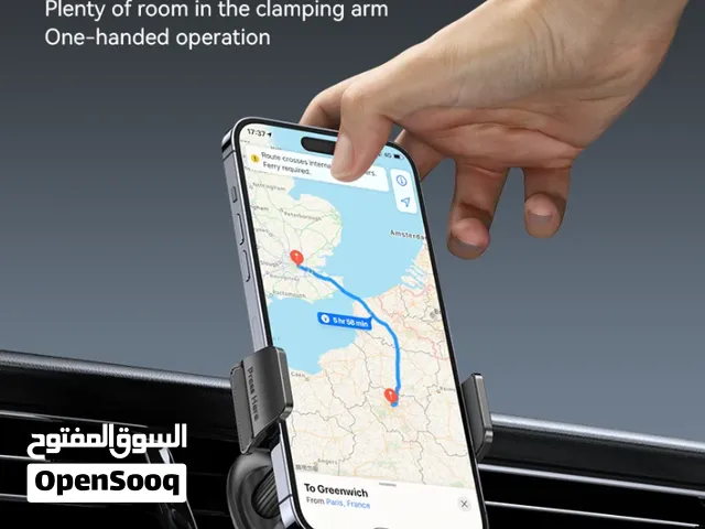 حامل للهاتف للسيارة سهل الفك والتركيب يتم تثبيته بسهولة