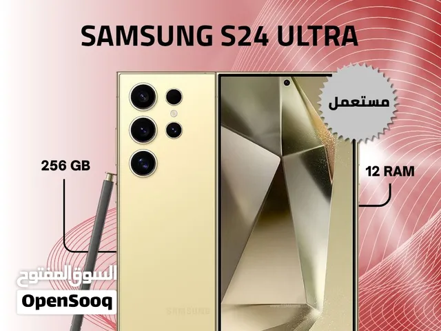 SAMSUNG S24 ULTRA ( 256GB ) / RAM 12 Used/// سامسونج اس 24 الترا ذاكرة 256