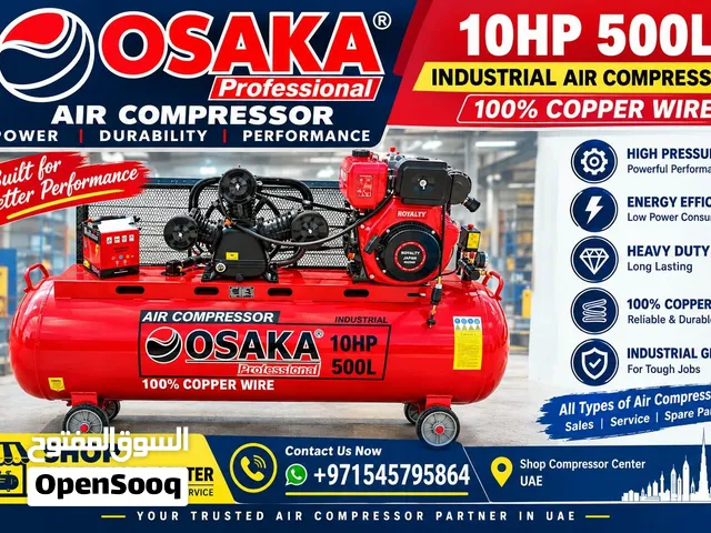 Diesel Engine Air Compressor 500Liter 11Hp