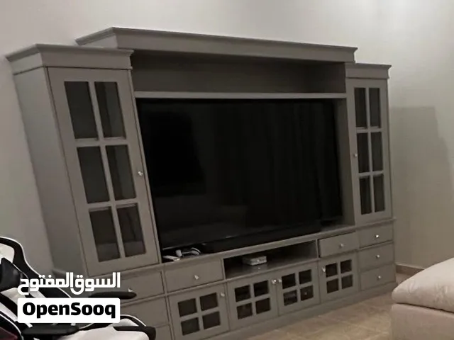 Large Wooden TV Wall Unit