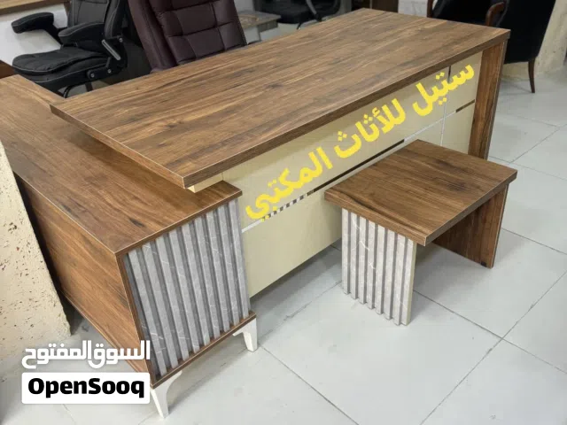 مكتب مدير متميز   مكتب + الجانبية مع طاولة أمامية مقياس مترين