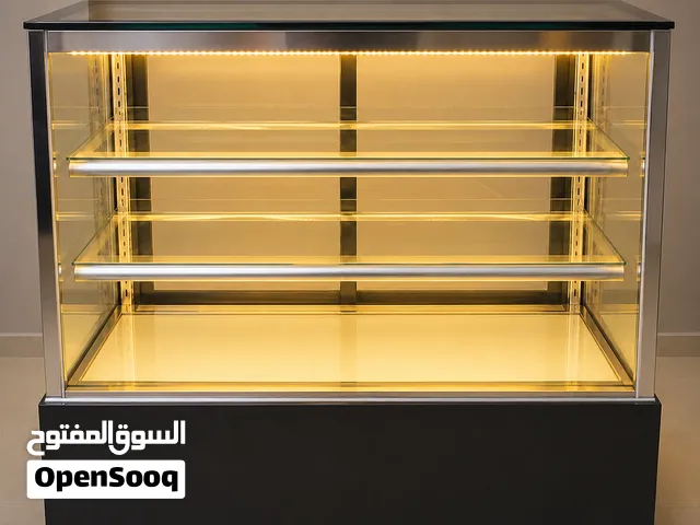 120 cm Shop Display Refrigerator – Clean  ثلاجة عرض زجاجية 120 سم - نظيفة وجاهزة للاستخدام
