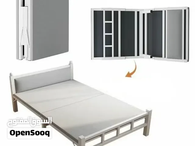 سرير مفرد قابل للطي بتصميم عصري ومريح (190×90 سم) - موفر جداً للمساحة!