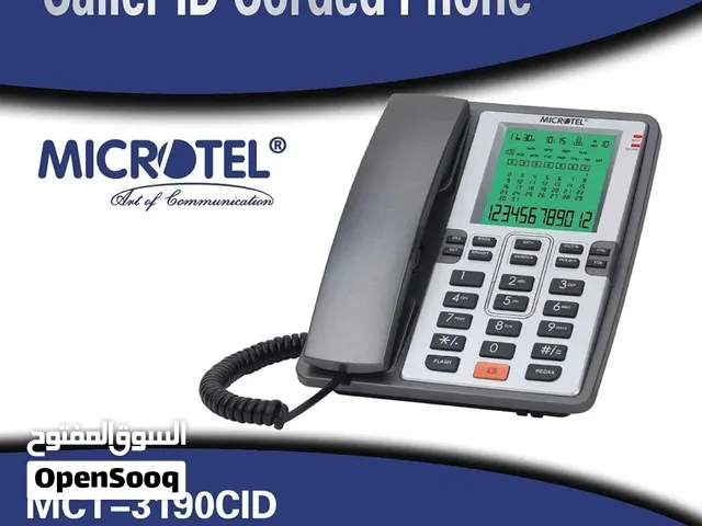 تلفون ثابت MICROTEL اصلي ( يستخدم في المحلات التجارية )