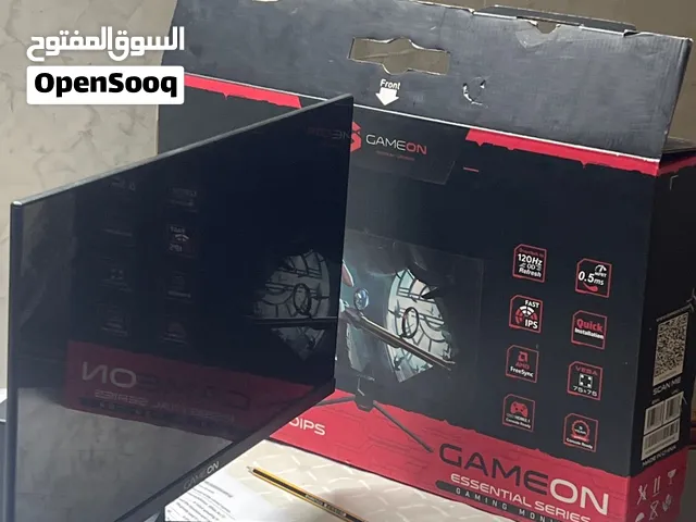 شاشة جيم اون مستعمله لمدة شهر فقط بقواطيس الوكاله نظيفة وامورها طيبه مع كل لملحقات