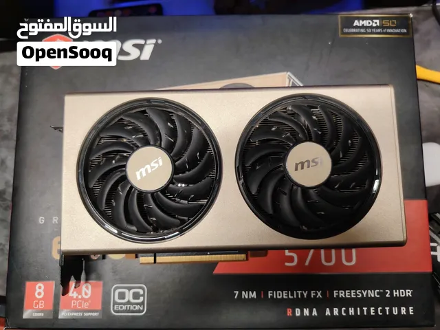 السلام عليكم للبيع كارت MSI Radeon RX 5700 Evoke OC 8GB GDDR6