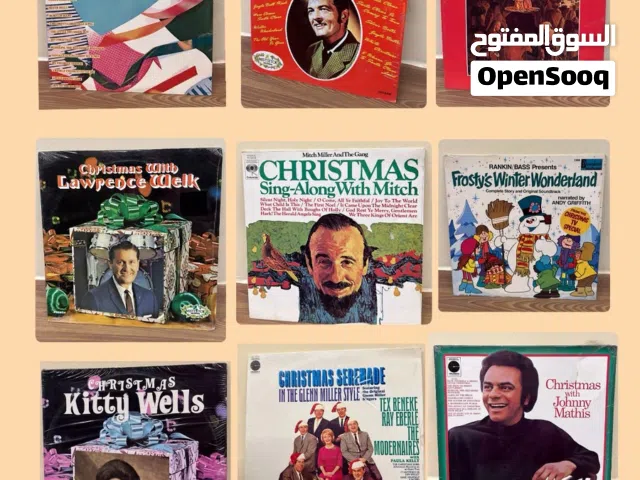 اسطوانات موسيقى غربي لاعياد الميلاد جديدة Western music Christmas vinyl records