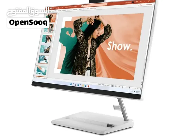 Lenovo IdeaCentre AIO 3 24IAP7 Desktop Computer, 23.8 FHD IPS Touch Display, Intel Core i5-12450H,