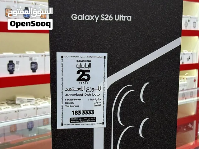 هاتف Samsung Galaxy S26 ultra جديد بسعر ممتاز