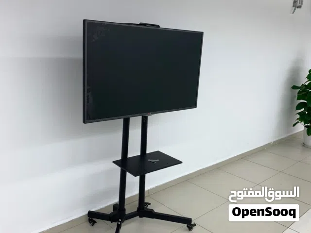 ستاند شاشة متحرك ستاند ارضي قياس 32-70 متحرك قابل للتعديل الارتفاع والتثبيت ستاند تلفزيون متحرك
