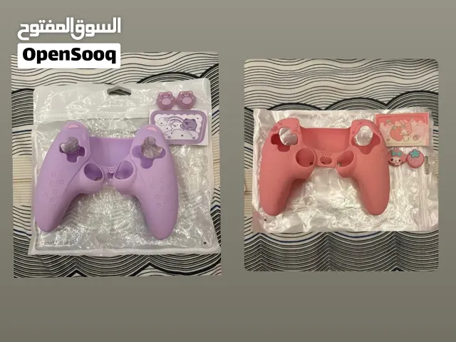 PS5 Silicone Controller Covers with Matching Thumb Grips Like New!