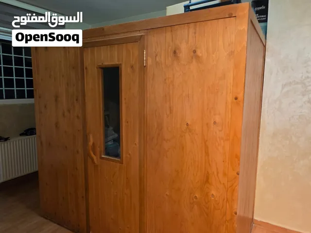 غرفة ساونا خشبية كبيرة للبيع / كابينة ساونا خشبية بحالة جيدة، مناسبة للمنزل، الفيلا، النادي