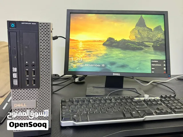 Computer dell I5 PC with Monitor and key board
