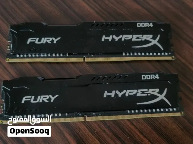 رامات HyperX Fury RGB - 16GB (2x8GB) DDR4 2666MHz