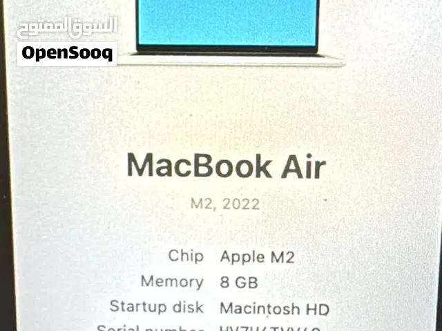 لبيع استخدم بسيط MacBook Air M2 (2022)