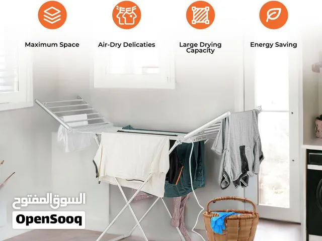 Geepas Electric Cloth Dryer GDR63059UK with 15kg capacity, side wings, foldable, sturdy and compact