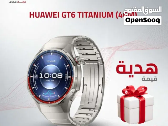 HUAWEI WATCH GT6 pro TITANIUM ( 46M ) NEW /// ساعه هواوي جي تي 6 مقاس 46 ملي الجديد
