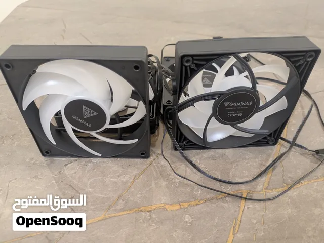سيت 4 فانات مراوح كيس كامدياس أر جي بي Gamdias fans