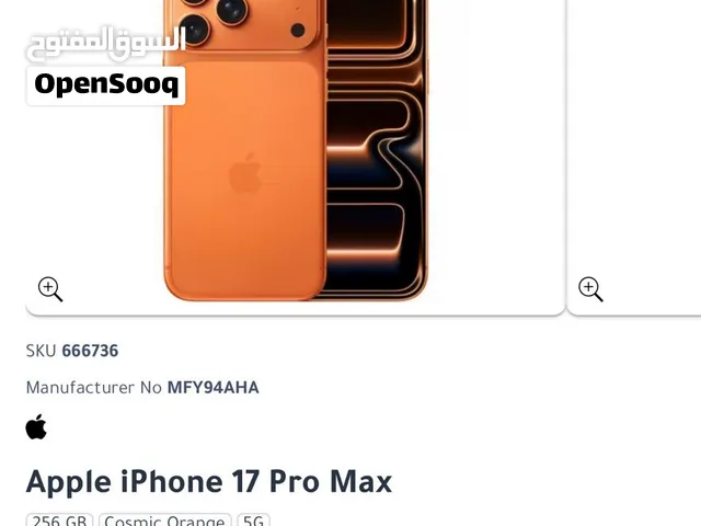 Iphone 17 pro max 256gb 23 days used only