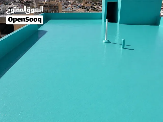 عزل الاسطح وعزل الحجر وطلاء الواجهات الخارجيه وعمل ارضيات الايبوكسي