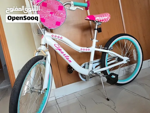 Girls 20inch Spartan Serena cruiser bicycle with training wheels