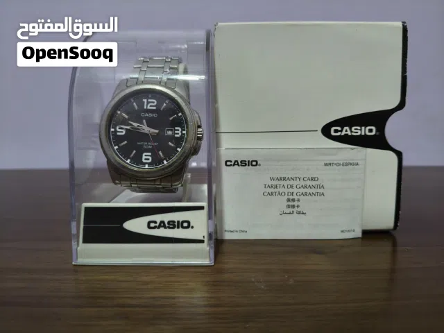 ساعة Casio Original موديل MTP-1314D-1AV بحالة جيدة، تعمل بكفاءة كاملة، وتأتي بالعلبة الأصلية.