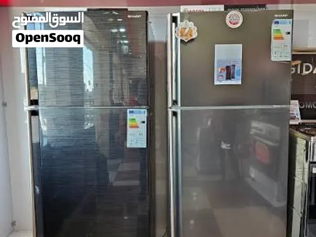 ثلاجة شارب 450 لتر انفيرتير A++ باللون الاسود او السكني بأفضل الأسعار بالمملكه ومتوفر التوصيل