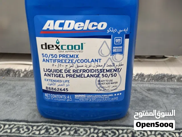 ماء رديتر ACDelco  الحجم الاصلي 4 لتر فيه اكثر من 2.5 لتر