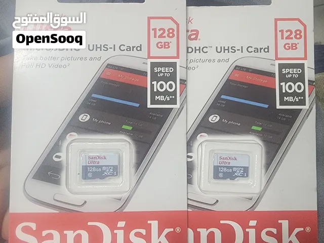 حبتين فقط ذاكر 128 ساندكس الاصلي ابيض بسعر خااااص